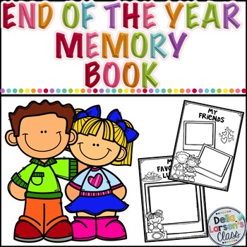 End of the Year Memory Book for Kindergarten and First Grade | TpT