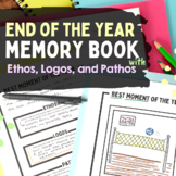 End of the Year Memory Book for Middle School ELA | Ethos 
