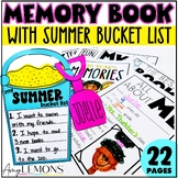 End of the Year Memory Book for Students with Summer Bucke