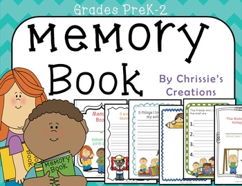 End of the Year Memory Book for students by Chrissie's Creations