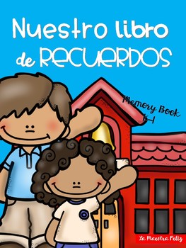 Preview of End of the Year Memory Book in Spanish /Libro de recuerdos