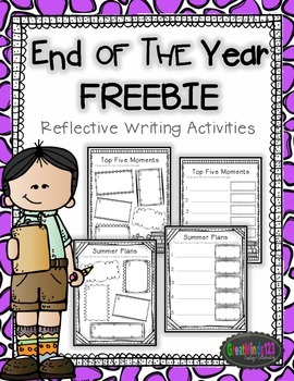 Preview of End of the Year Memory Book - free activities
