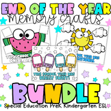 End of the Year Memory Crafts & Activity for Special Ed Pr