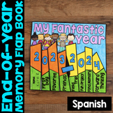 End-of-the-Year Memory Flap Book Craftivity SPANISH 2023-2024