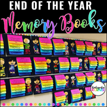 Preview of End of the Year Memory Flip Books Pre-K Kindergarten 1st