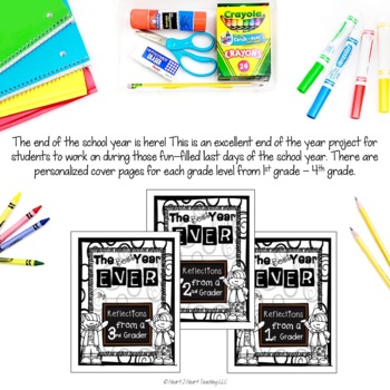 End of Year Activities: Create a Memory Book Keepsake for Grades 1-4