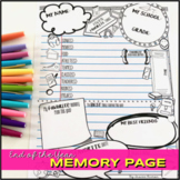 End of the Year Memory Page Distance Learning