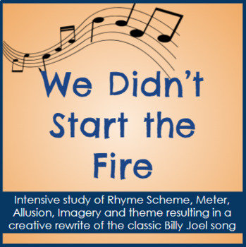 Preview of End of the Year Mini Unit - "We Didn't Start the Fire" lyrics exploration