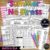End of the Year NO STRESS Summer Math Literacy Activities 