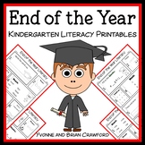 End of the Year No Prep Literacy | Kindergarten Worksheets