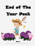 End of the Year Packet