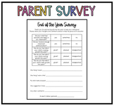 End of the Year Parent Survey