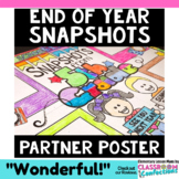End of the Year Partner Poster: 5th Grade Memories: 4-Pane