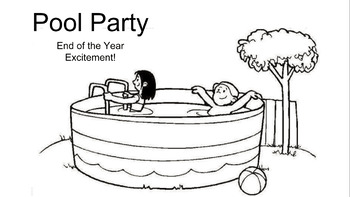 Preview of End of the Year Pool Party Projects (VA 3rd Grade SOLs)