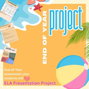 Preview of End of the Year Presentation Project for ELA/English