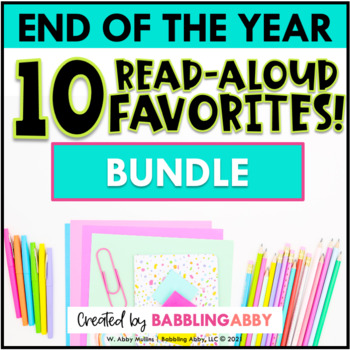 Preview of End of the Year Read Aloud BUNDLE | Literacy Companion | Kindergarten