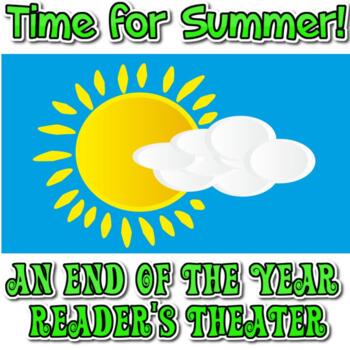 Preview of End of the Year Reader's Theater and Worksheet | Drama|  "Summer To-do Lists"