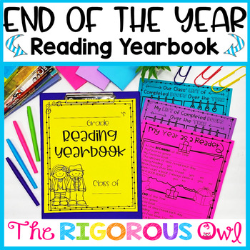 Preview of End of the Year Activity - Reading Yearbook Project