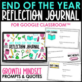 End of the Year Reflection Journal for Google Classroom™