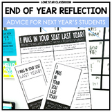 End of the Year Reflection - Note / Letter to Students Next Year
