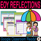 End of the Year Reflection Writing Prompts for Upper Elementary