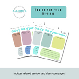 End of the Year Review - Freebie!