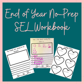 Preview of End of the Year SEL Activity Book