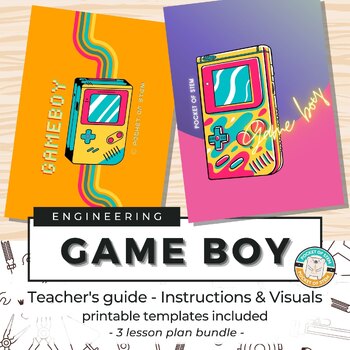 Preview of STEM challenge – Gameboy Project with Templates & Visual Guide