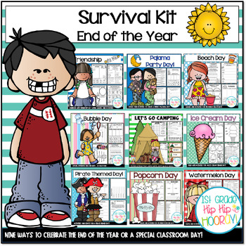 Preview of End of the Year Activities Bundle with Themed Days Countdown to Summer