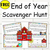 End of the Year Scavenger Hunt FREE Printable Game