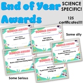 End of the Year Science Certificates/Awards