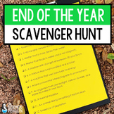 End of the Year Science Review | Outdoor Scavenger Hunt | 