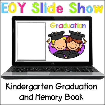 Preview of Digital Memory Book and Virtual Kindergarten Graduation