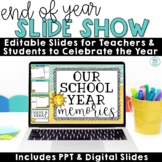 End of the Year Slideshow Template Google Slides Editable 