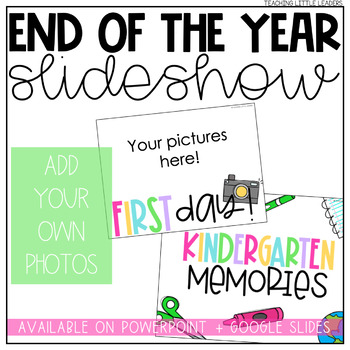Preview of End of the Year Slideshow Template | Editable | for PowerPoint and Google Slides
