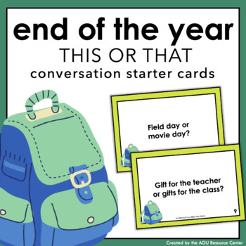 Preview of End of the Year Social Skills Activities | THIS OR THAT | Social Skill Cards