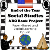 End of the Year Social Studies ABC book project--DIGITAL a