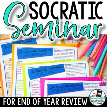 Preview of End of the Year Socratic Seminar Activity and Class Review