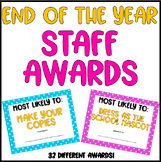 End of the Year Staff Teacher Awards