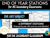 End of the Year Stations & Rotations - Any Subject!