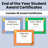 End of the Year Student Award Certifcates - Classroom Awar