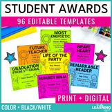 End of the Year Student Awards | Editable Certificate Templates
