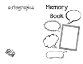End of the Year Student Memory Book
