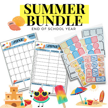 Preview of End of the Year Summer Bundle