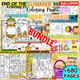 End of the Year Summer Coloring Pages Activities - Fun Jun