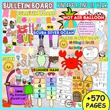 End of the Year Summer Craft Bulletin Board Door Décor Fun