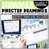 End of the Year, Summer Directed Drawing Activities & Crea