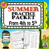 4th Grade Summer Packet for 4th Grade to 5th Grade