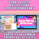 End of the Year Summer Themed SEL Activity Upper Elementary