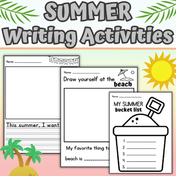 End of the Year Summer Writing Activities by Nina Clayton | TPT